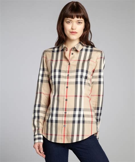 burberry brit blouses|burberry blouses for women.